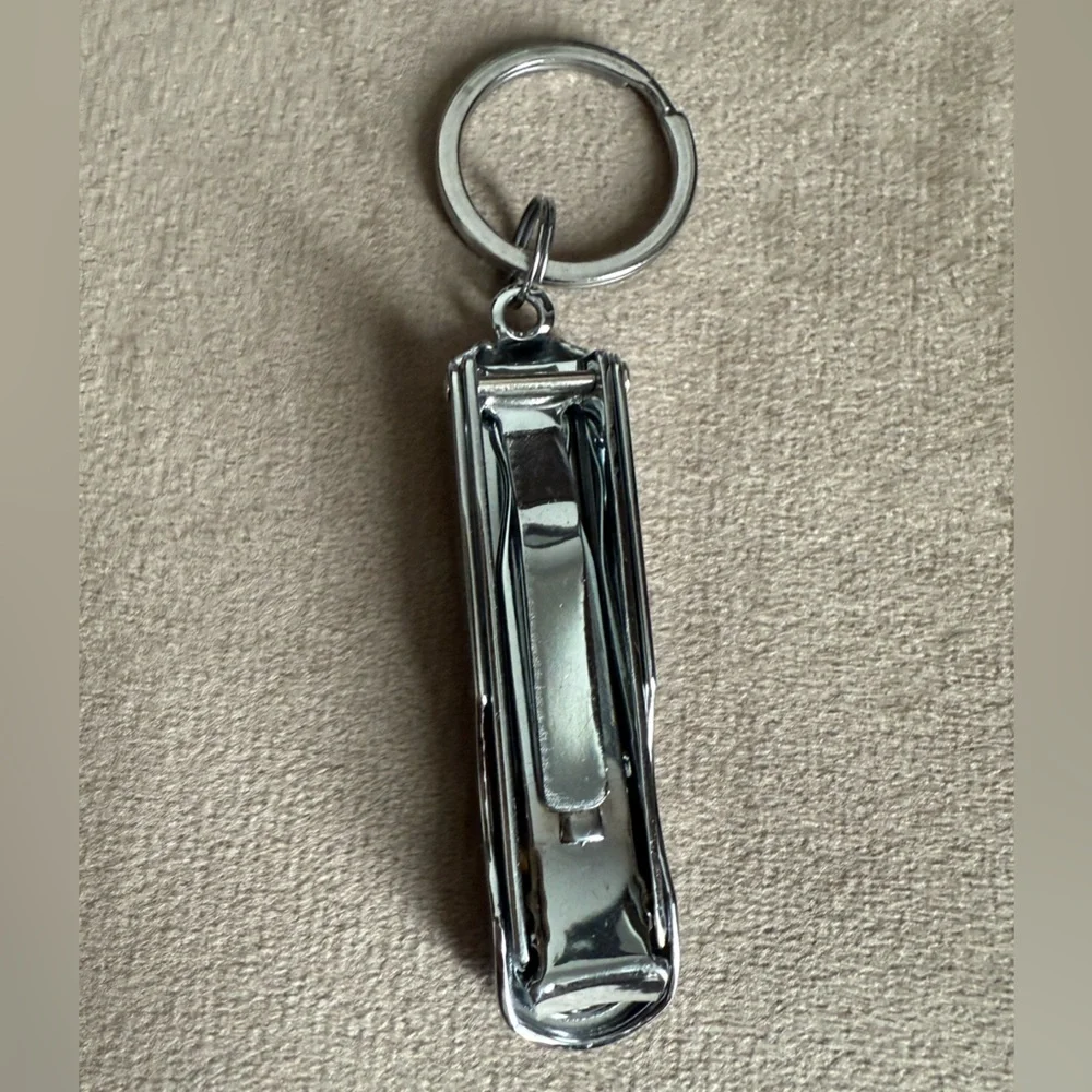 Turquoise Keychain with Silver Accents